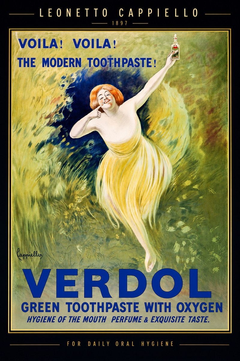 Leonetto Cappiello Verdol No2 - Plakát