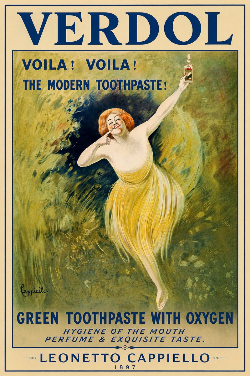 Leonetto Cappiello Verdol No3 - Plakát