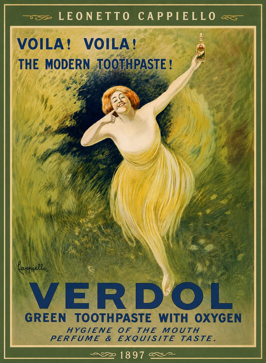 Leonetto Cappiello Verdol No5 - Plakát