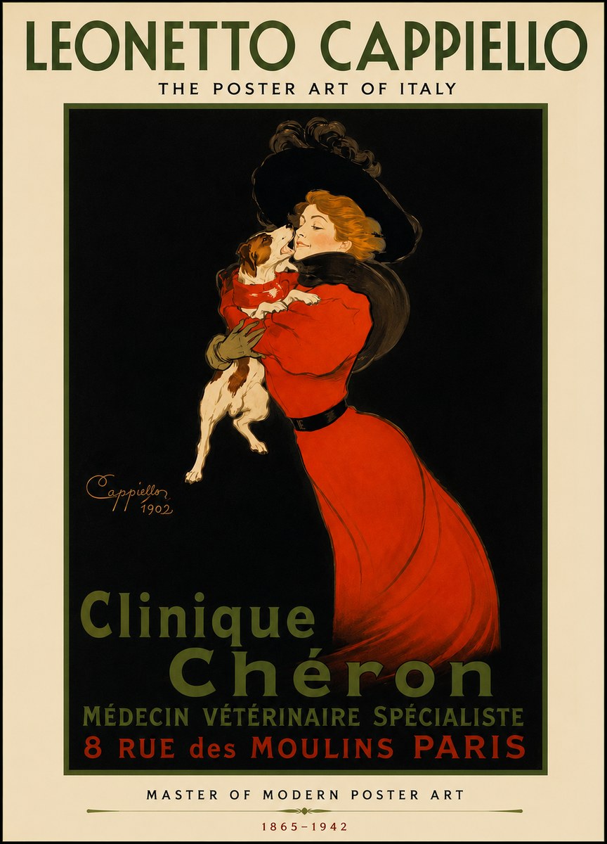 Leonetto Cappiello Clinique Chéron No3 - Plakát