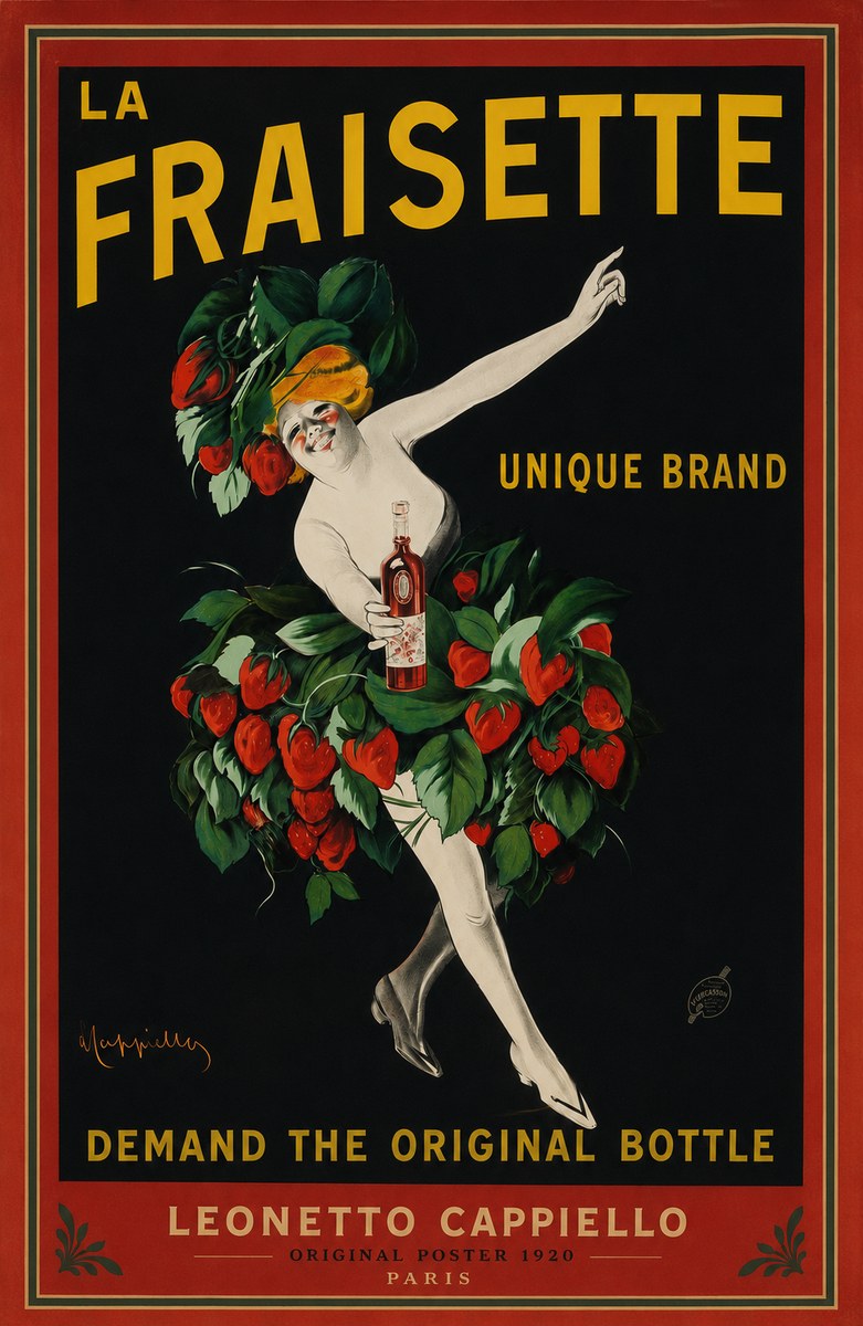 Leonetto Cappiello La Fraisette No2 - Plakát