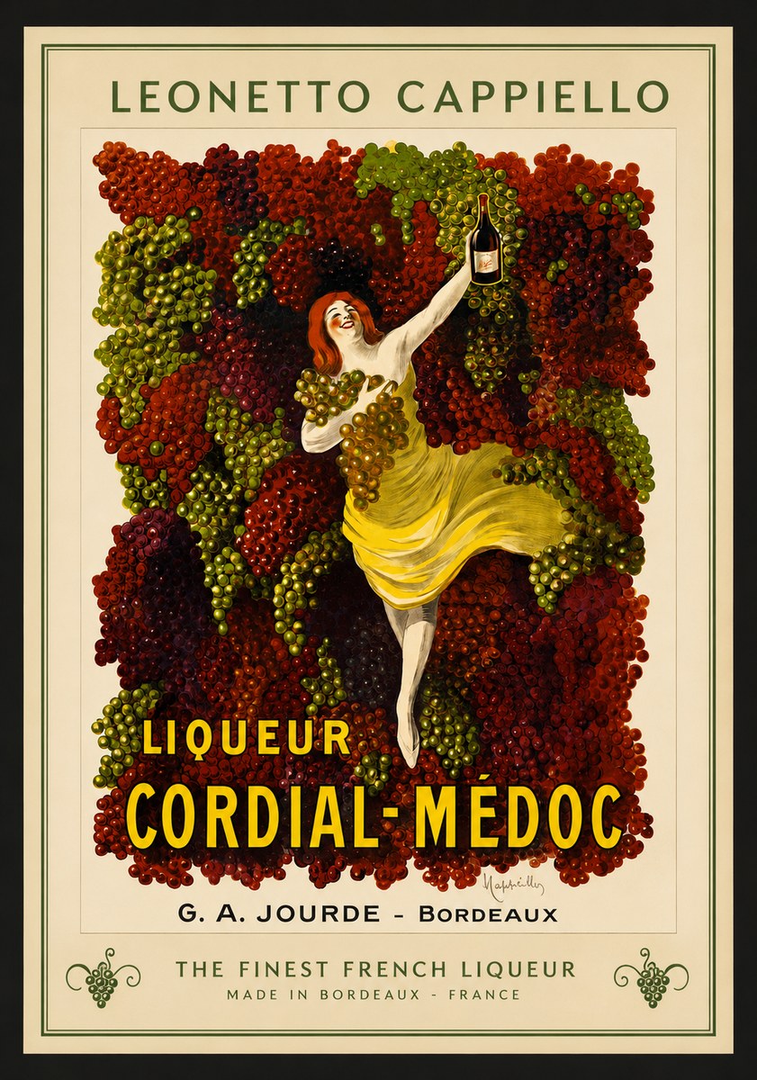Leonetto Cappiello Liqueur Cordial-médoc No2 - Plakát