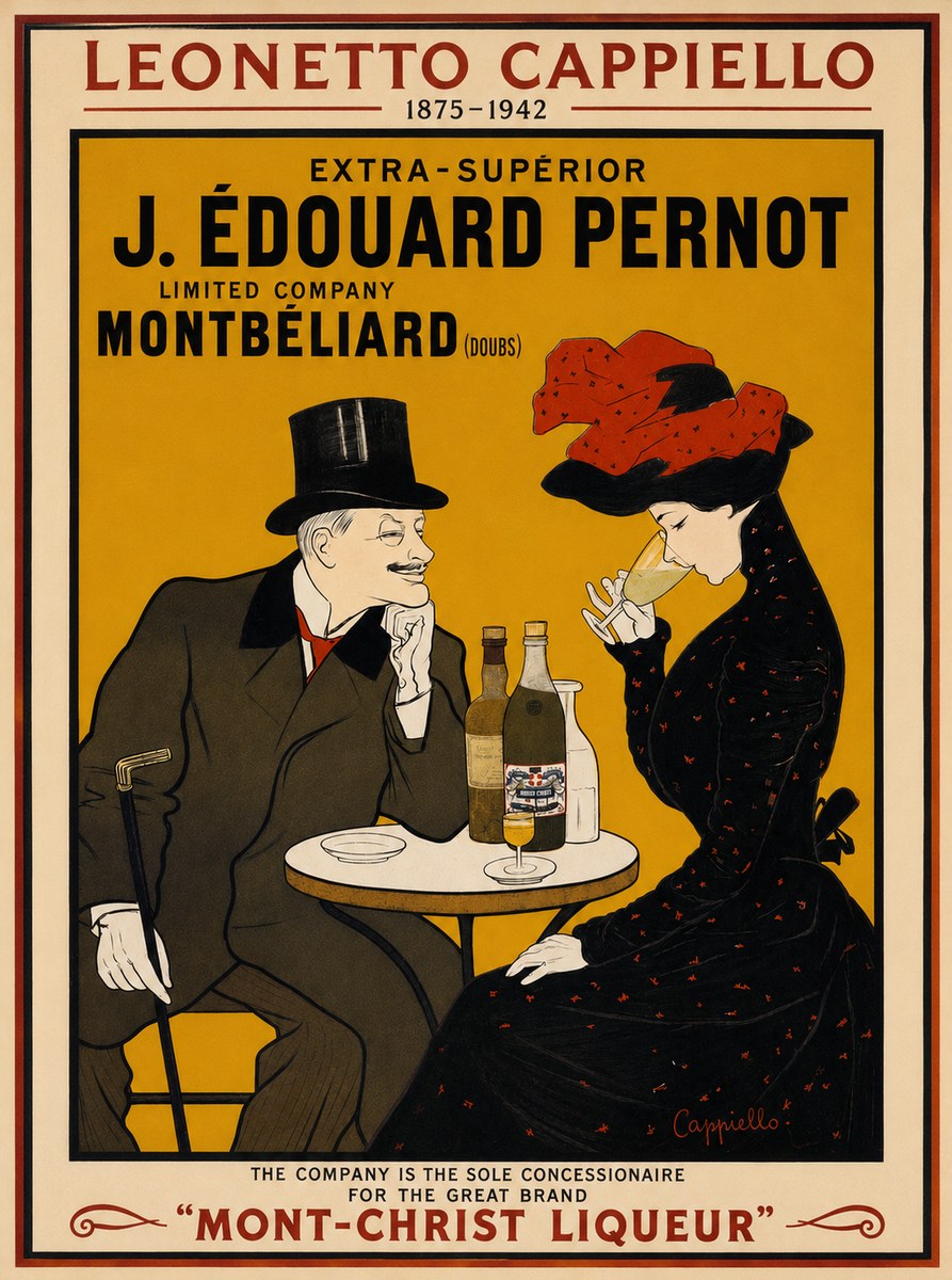 Leonetto Cappiello J. Édouard Pernot No3 - Plakát