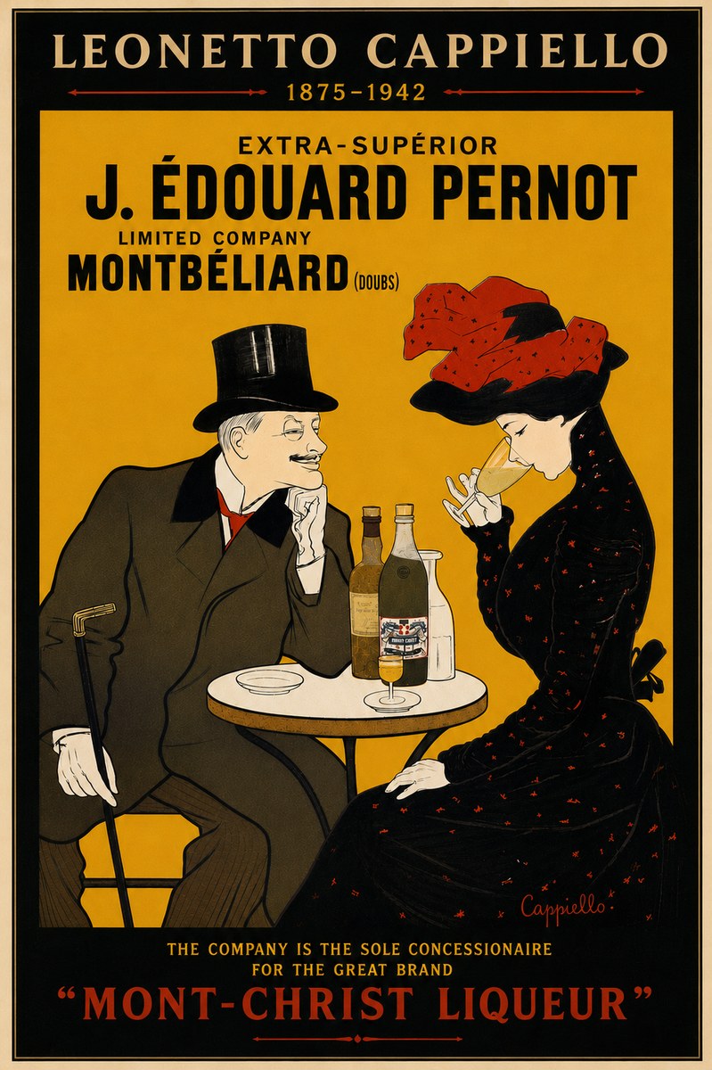Leonetto Cappiello J. Édouard Pernot No6 - Plakát