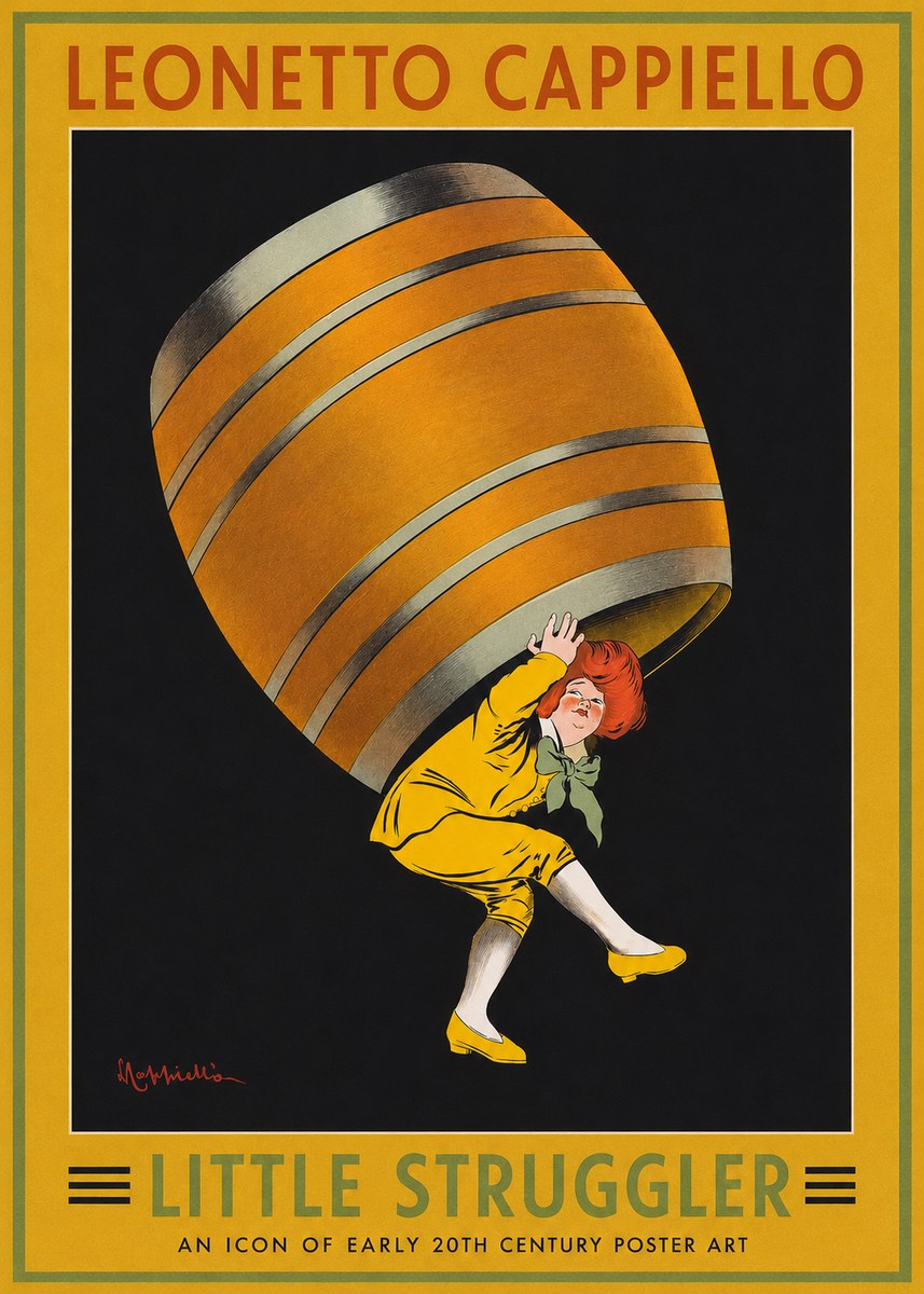 Leonetto Cappiello Little Struggler No2 - Plakát