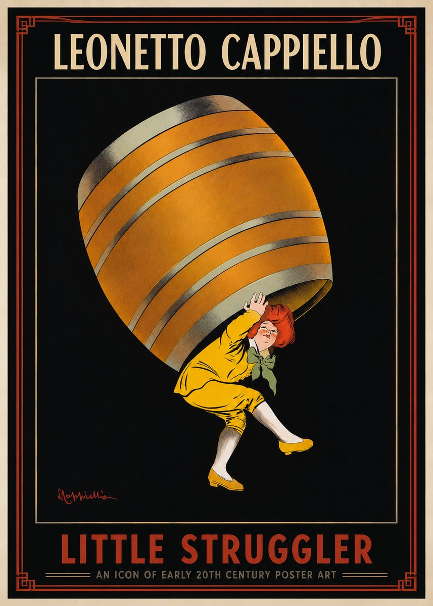 Leonetto Cappiello Little Struggler No3 - Plakát