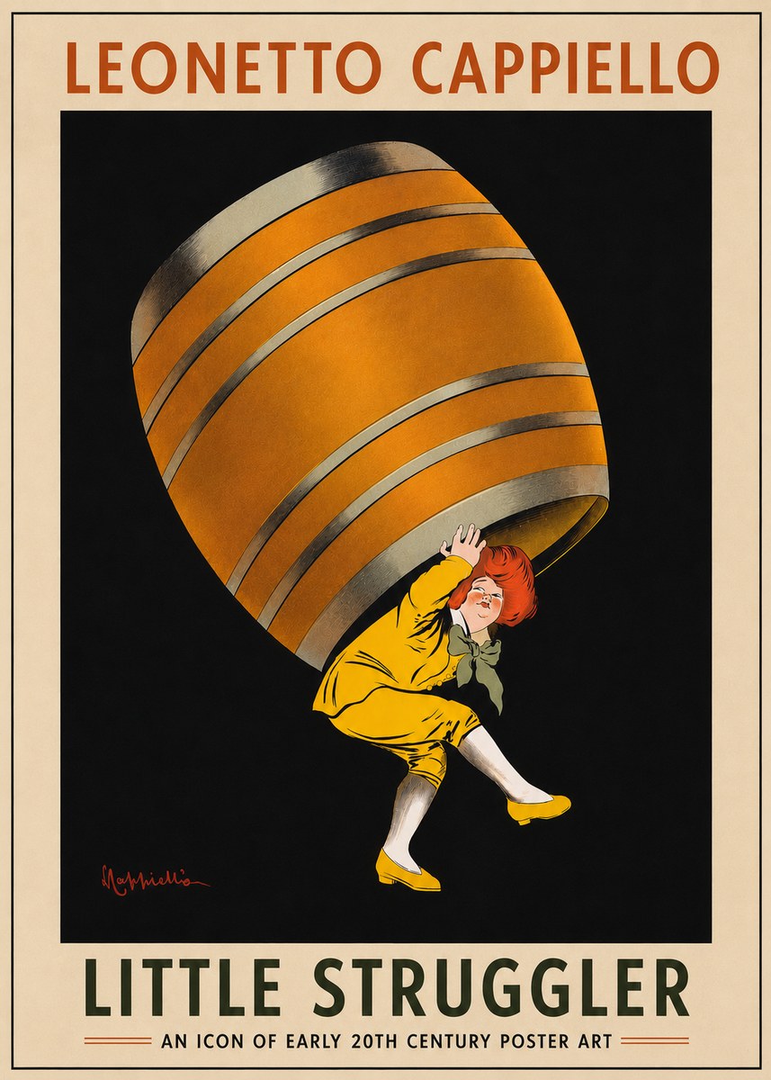 Leonetto Cappiello Little Struggler No4 - Plakát
