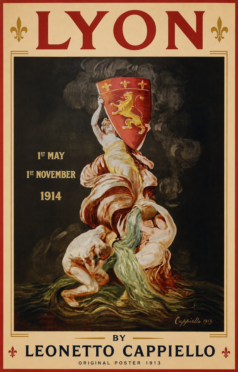 Leonetto Cappiello Lyon No2 - Plakát