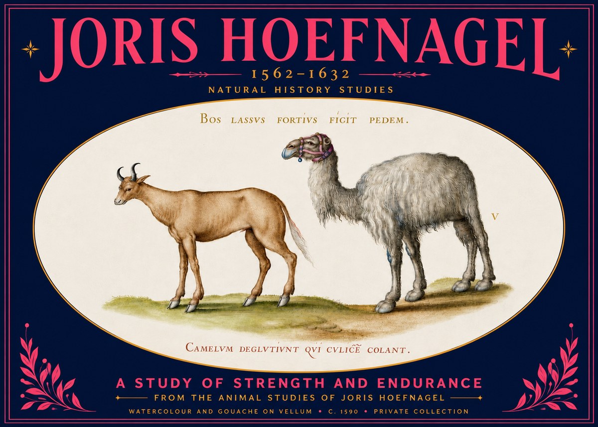 Joris Hoefnagel A Study of Strength and Endurance No5 - Plakát