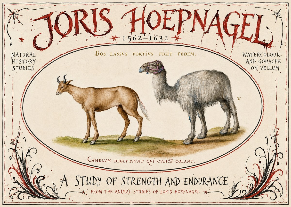 Joris Hoefnagel A Study of Strength and Endurance No6 - Plakát
