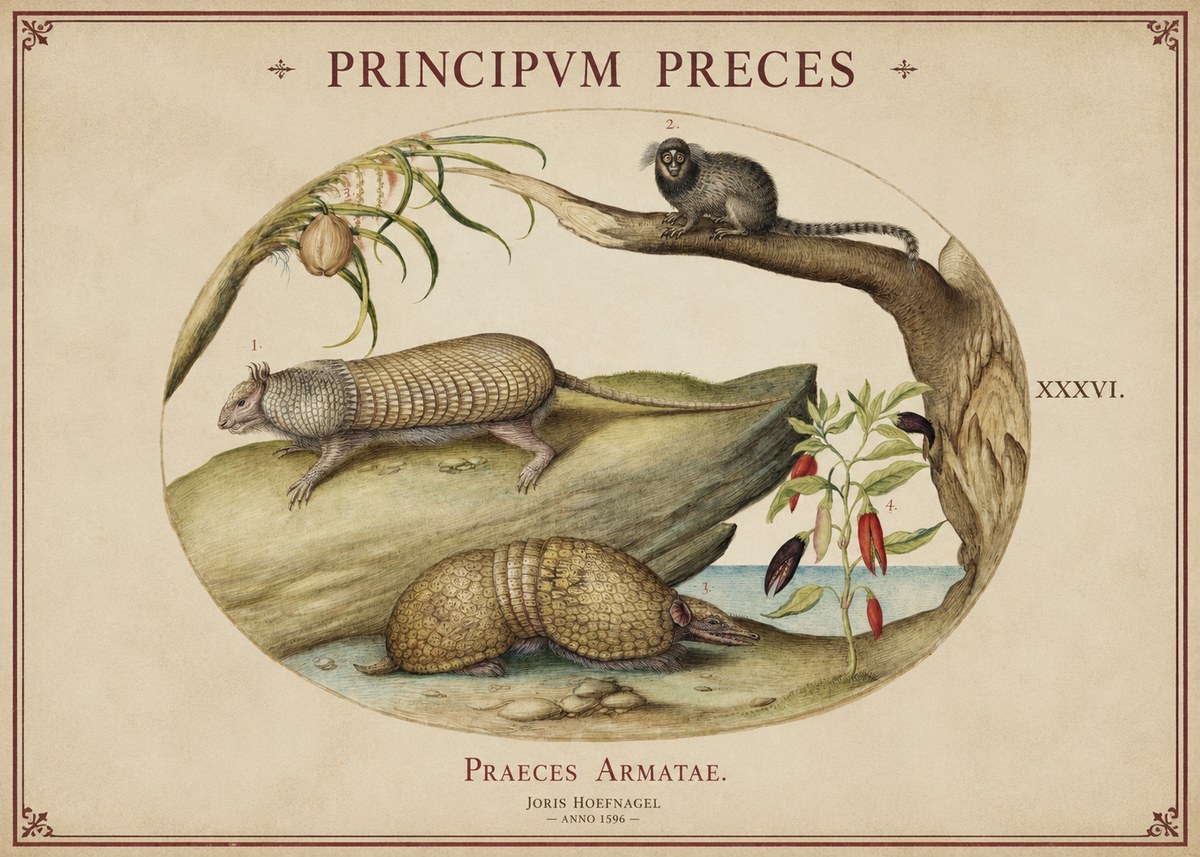 Joris Hoefnagel Praeces Armatae. No1 - Plakát