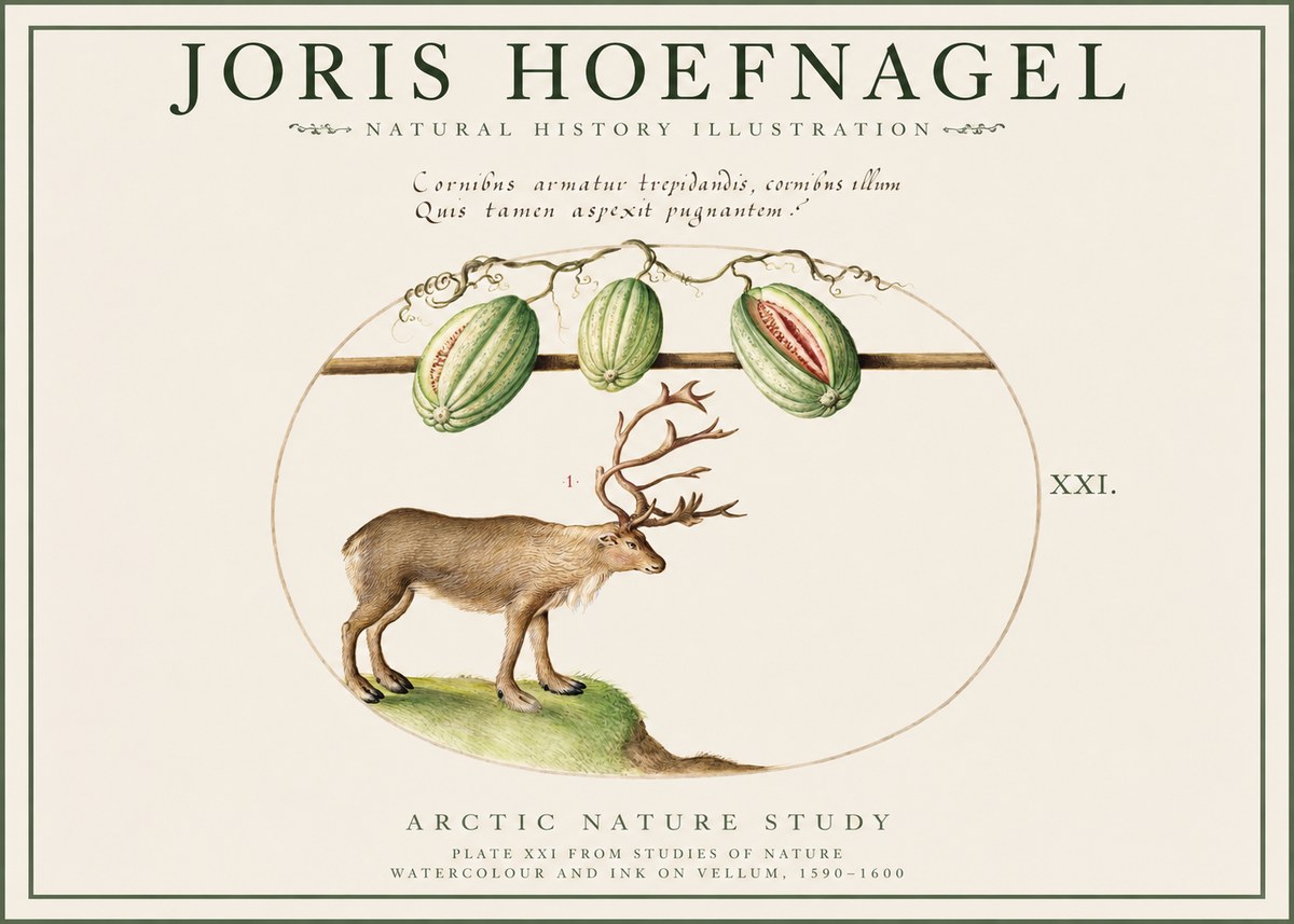 Joris Hoefnagel Arctic Nature Study No1 - Plakát