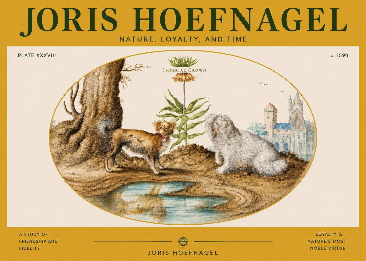 Joris Hoefnagel A Study of Friendship and Fidelity No3 - Plakát