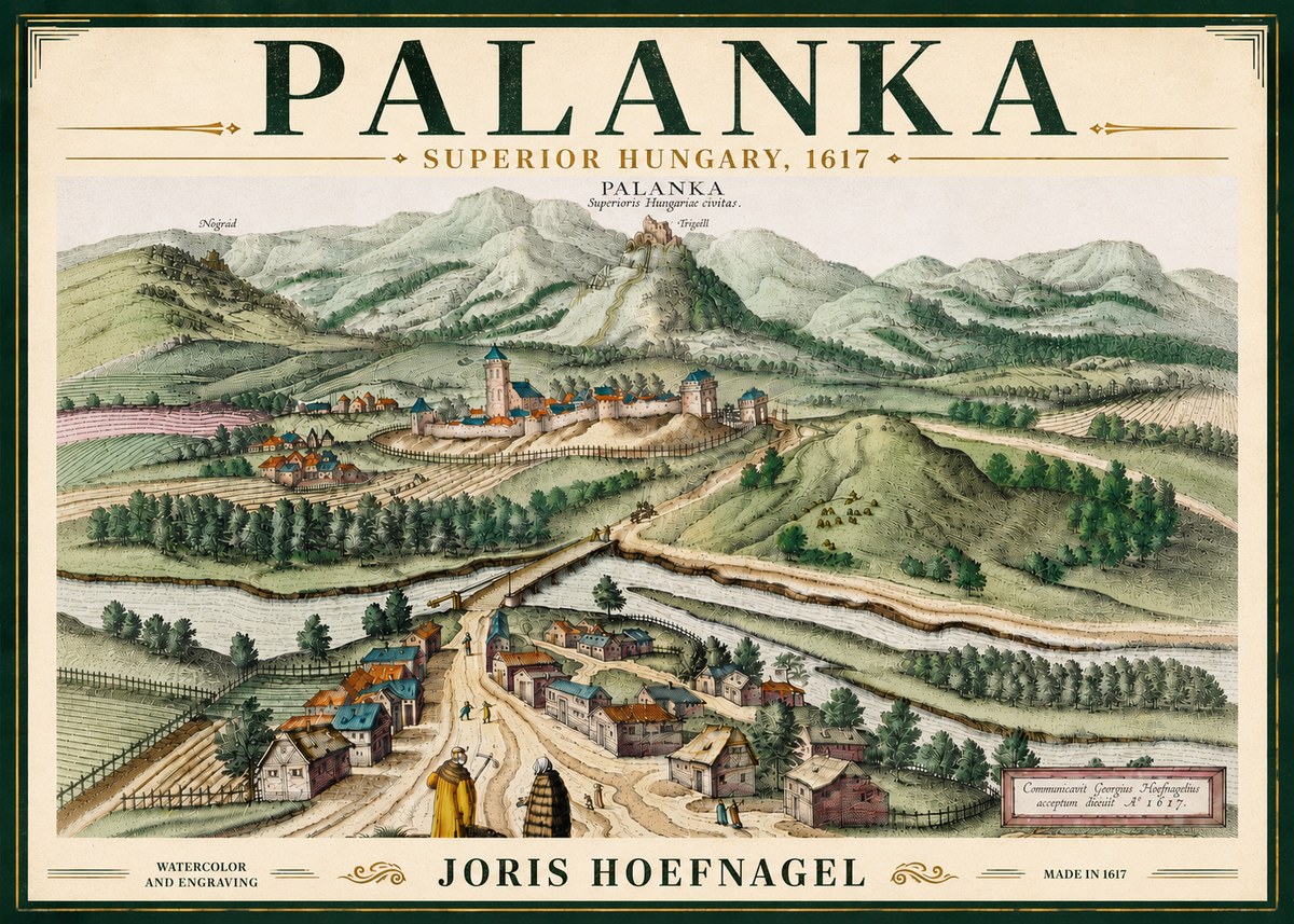 Joris Hoefnagel Palanka, Superior Hungary No6 - Plakát