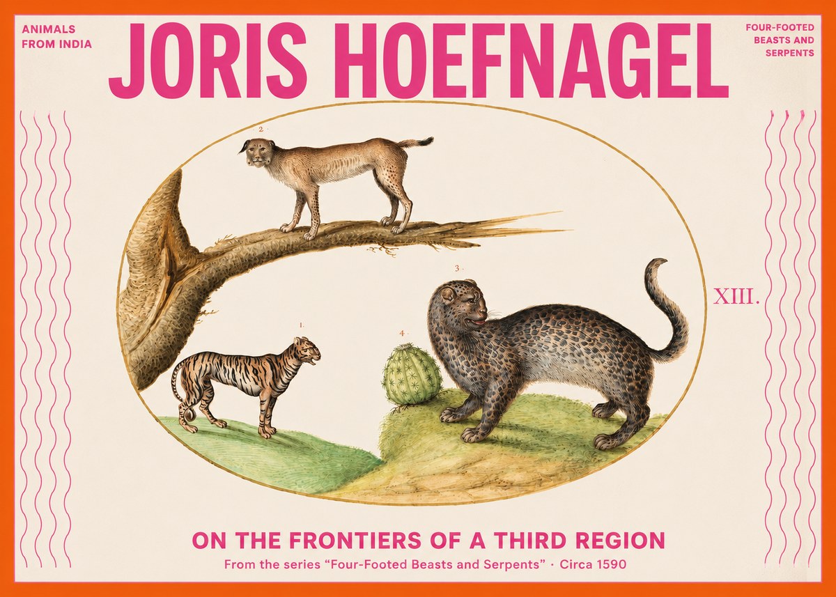 Joris Hoefnagel Four Beasts No3 - Plakát