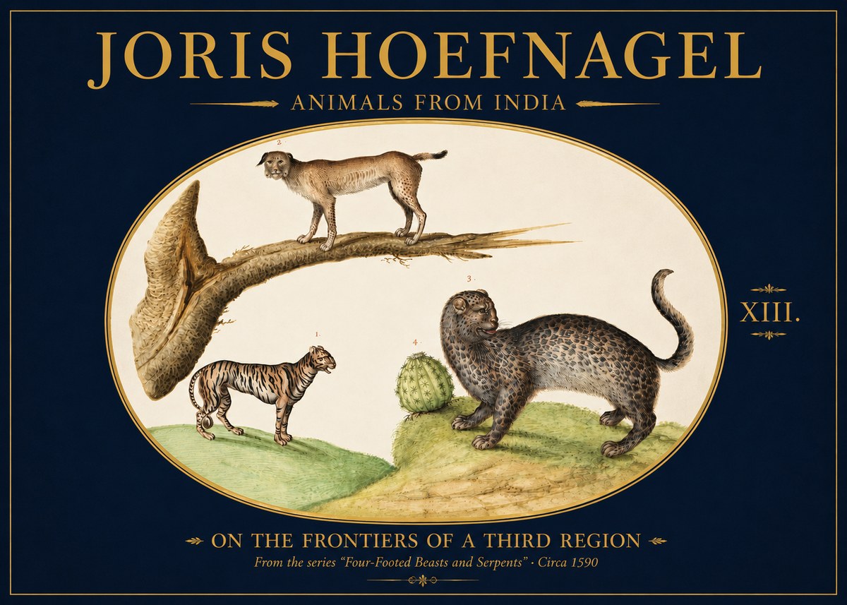 Joris Hoefnagel Four Beasts No4 - Plakát