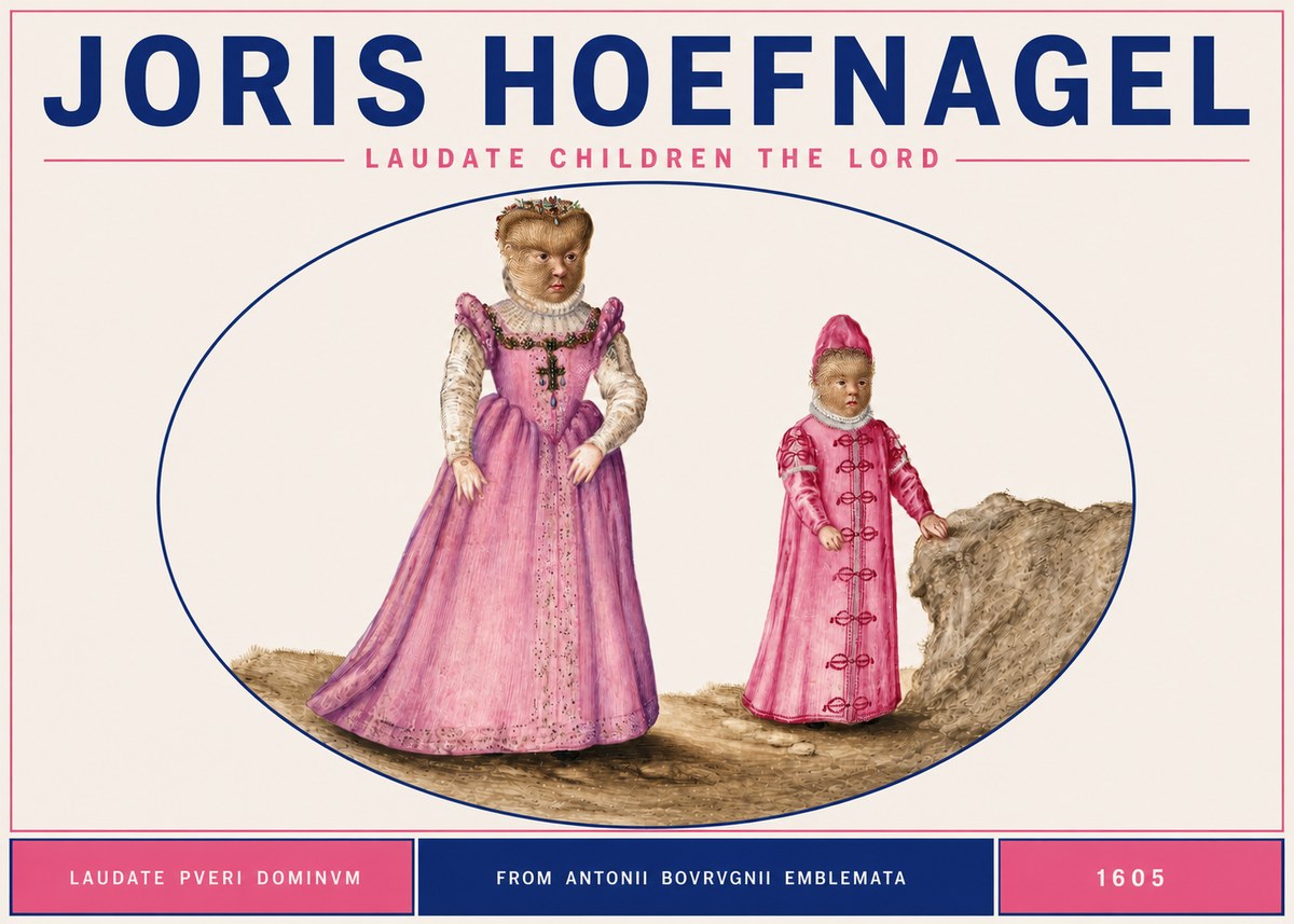 Joris Hoefnagel Laudate Pueri Dominum No6 - Plakát