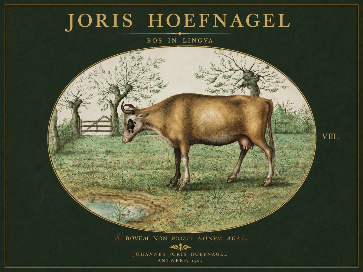 Joris Hoefnagel Bos in Lingva No3 - Plakát