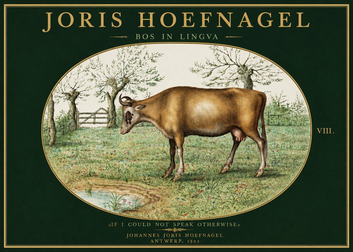 Joris Hoefnagel Bos in Lingva No5 - Plakát