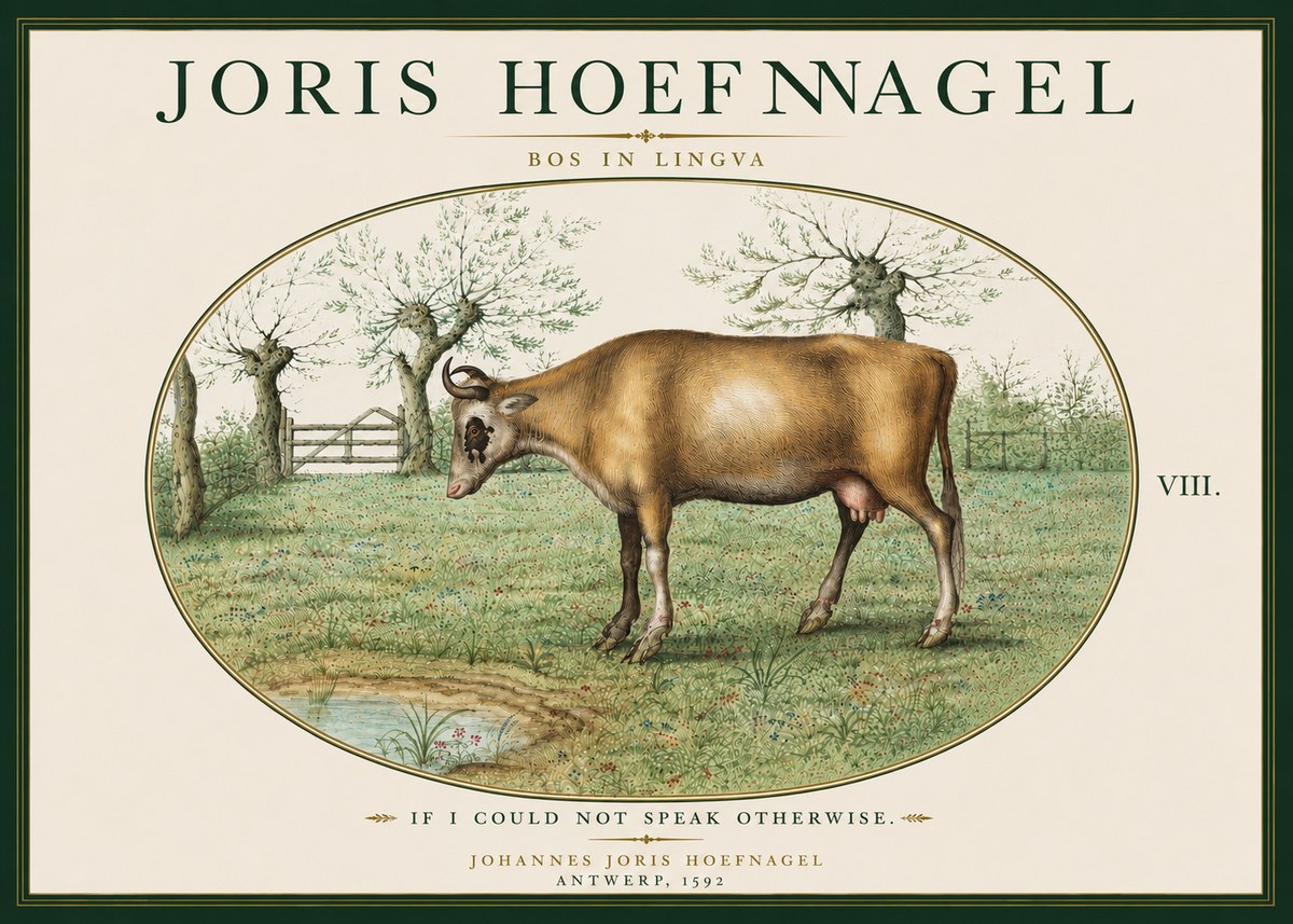 Joris Hoefnagel Bos in Lingva No6 - Plakát