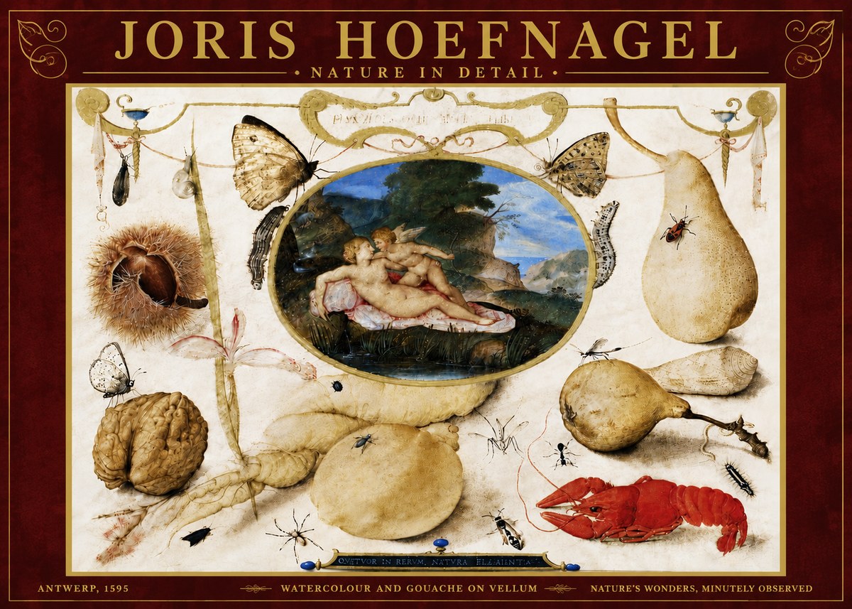 Joris Hoefnagel Nature in Detail No6 - Plakát