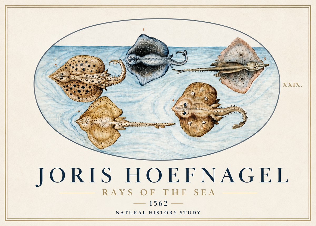 Joris Hoefnagel Rays of the Sea No3 - Plakát