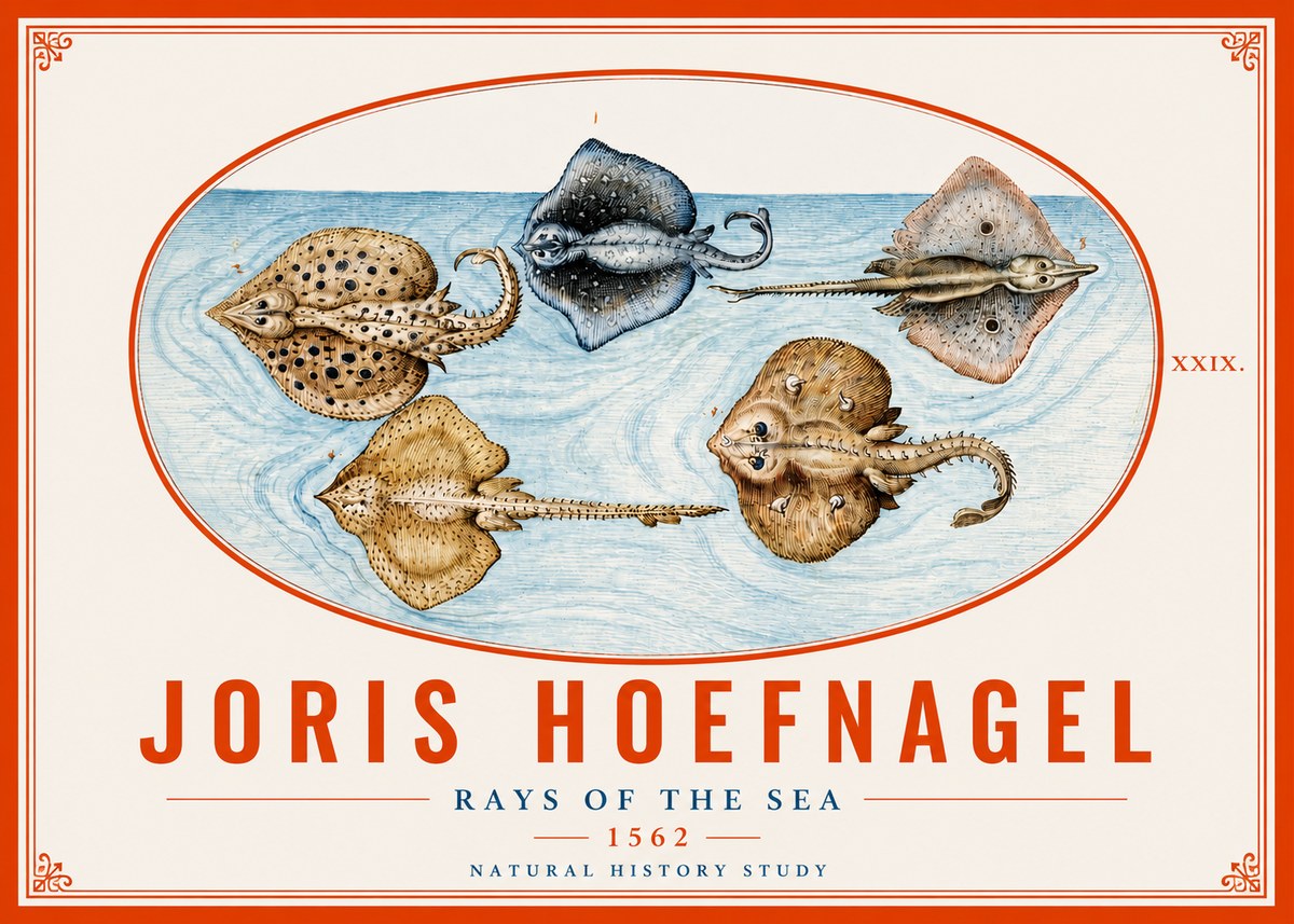 Joris Hoefnagel Rays of the Sea No4 - Plakát