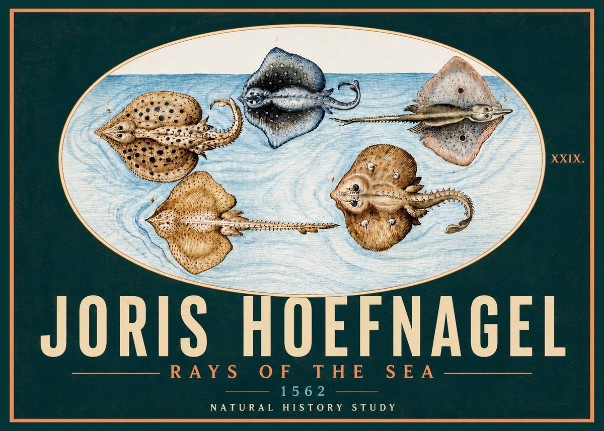 Joris Hoefnagel Rays of the Sea No5 - Plakát