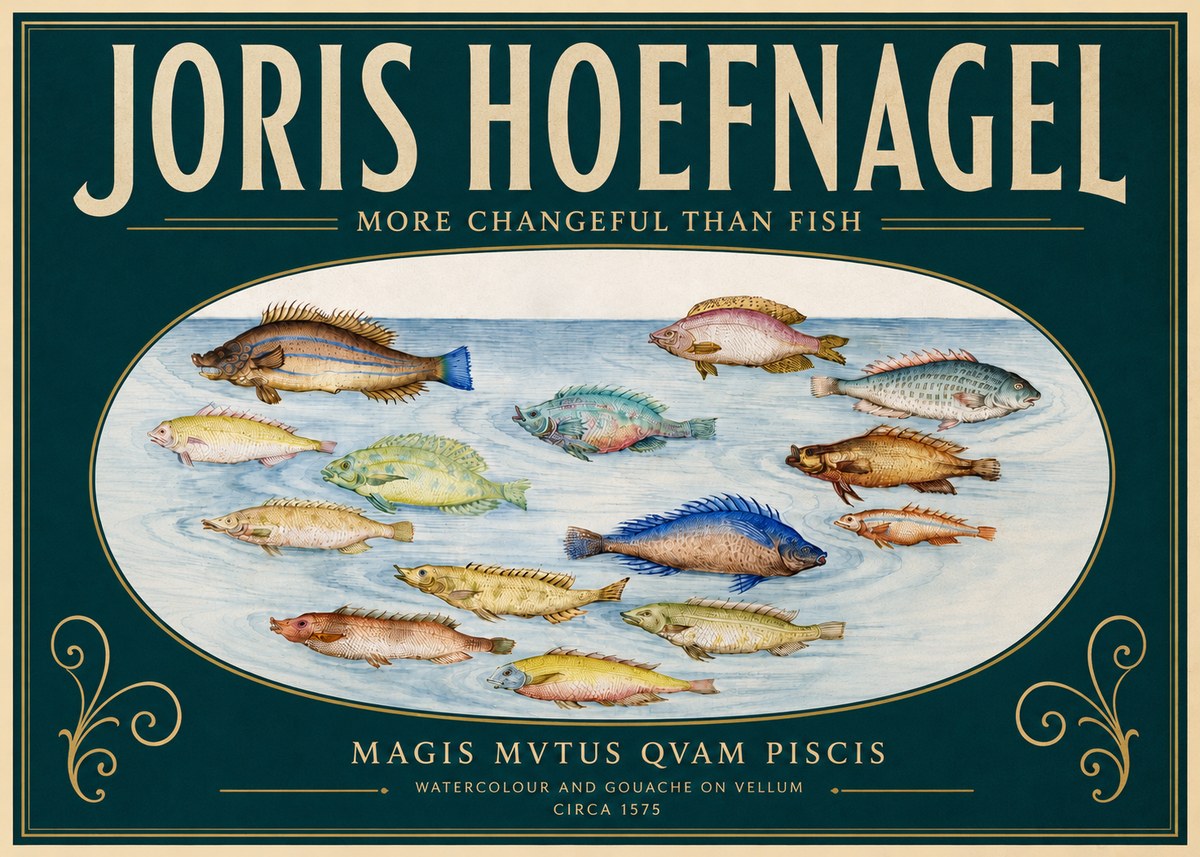 Joris Hoefnagel Fish More Than Silent No5 - Plakát