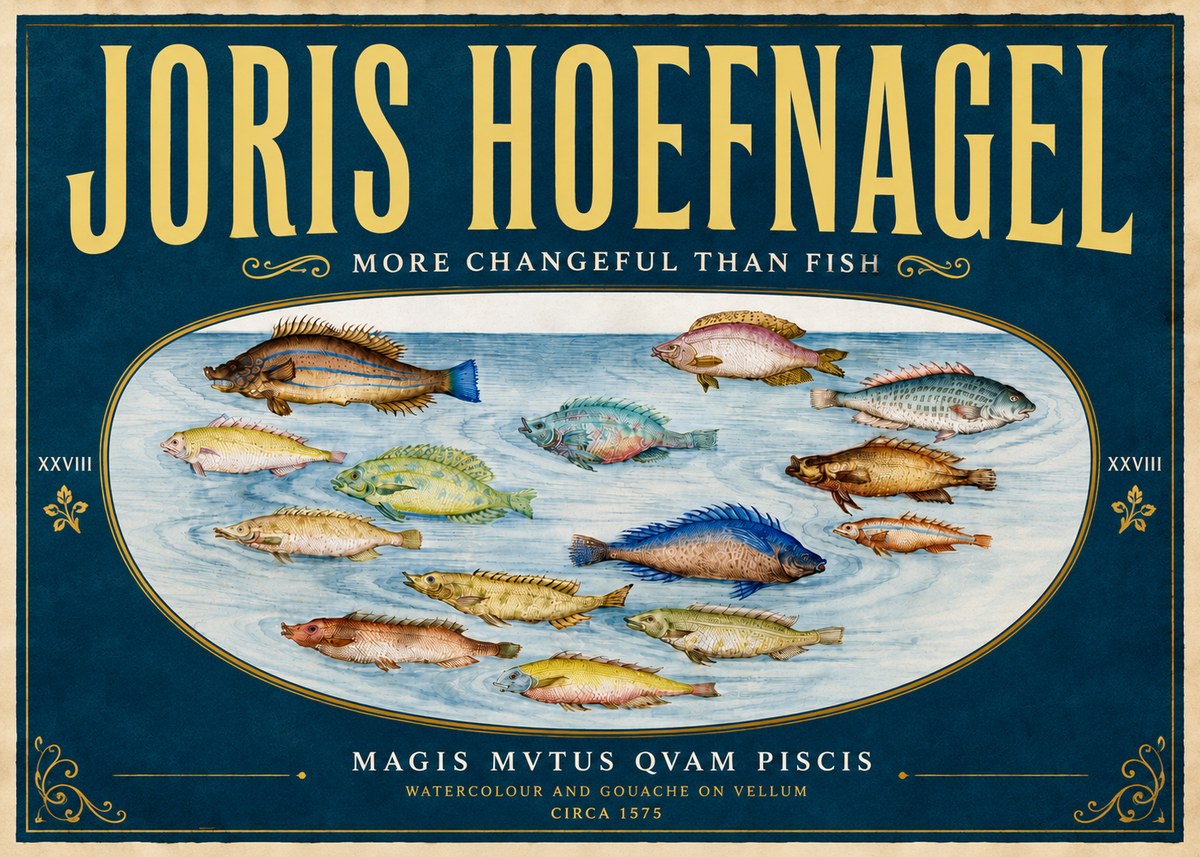 Joris Hoefnagel Fish More Than Silent No6 - Plakát