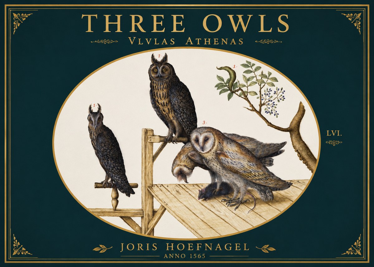 Joris Hoefnagel Vlvlas Athenas No3 - Plakát