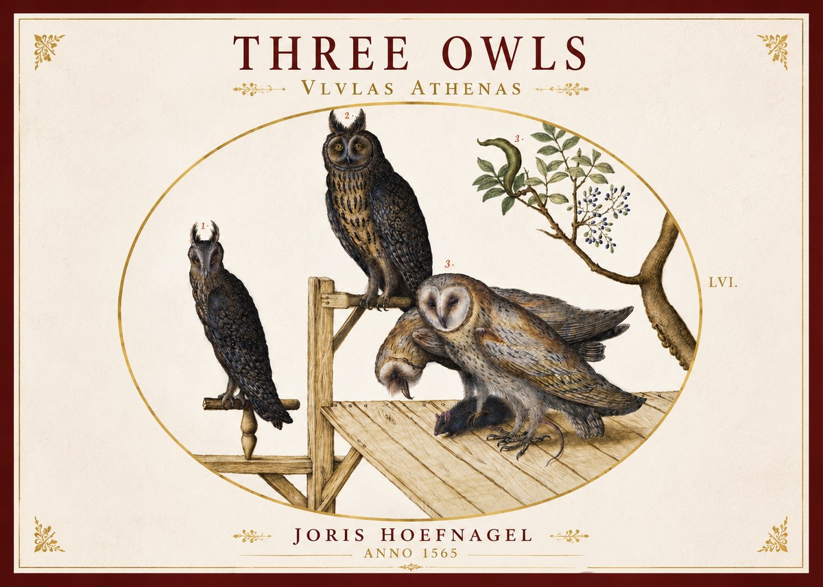 Joris Hoefnagel Vlvlas Athenas No4 - Plakát