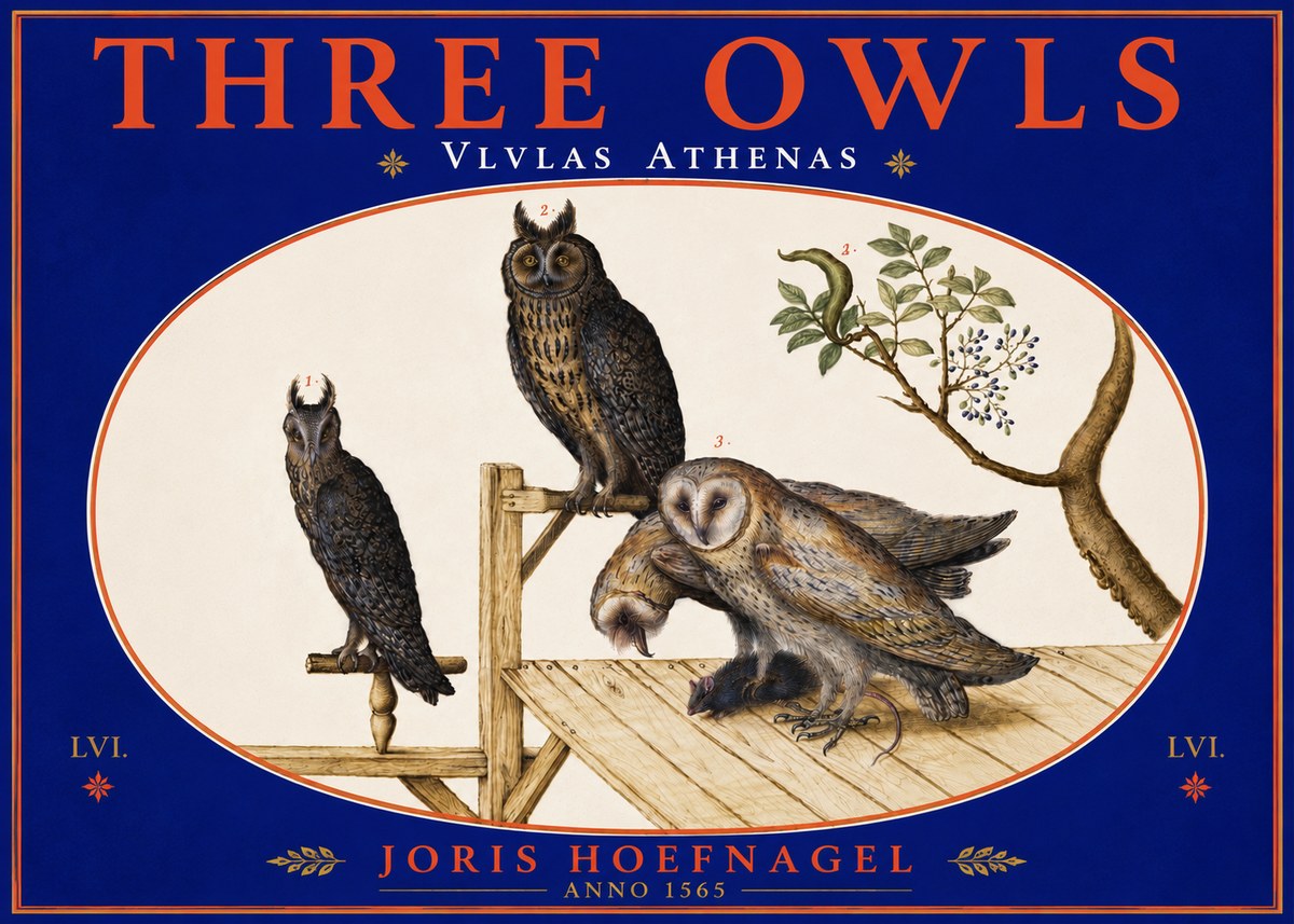 Joris Hoefnagel Vlvlas Athenas No5 - Plakát