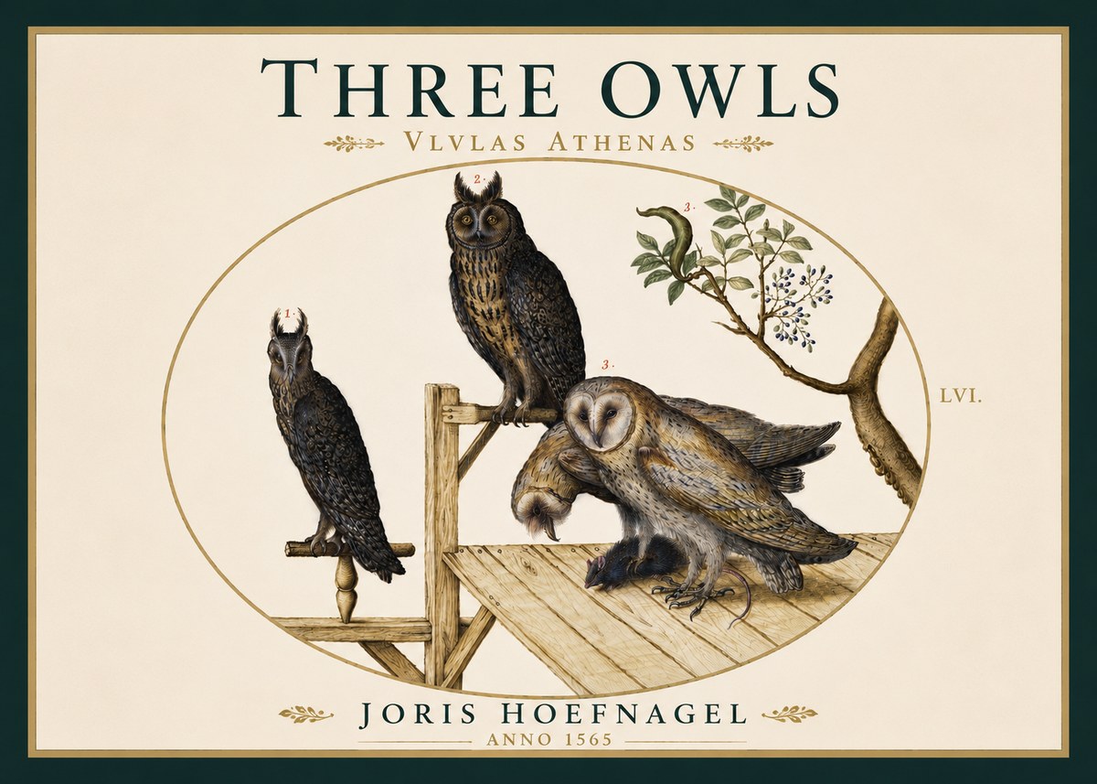 Joris Hoefnagel Vlvlas Athenas No6 - Plakát