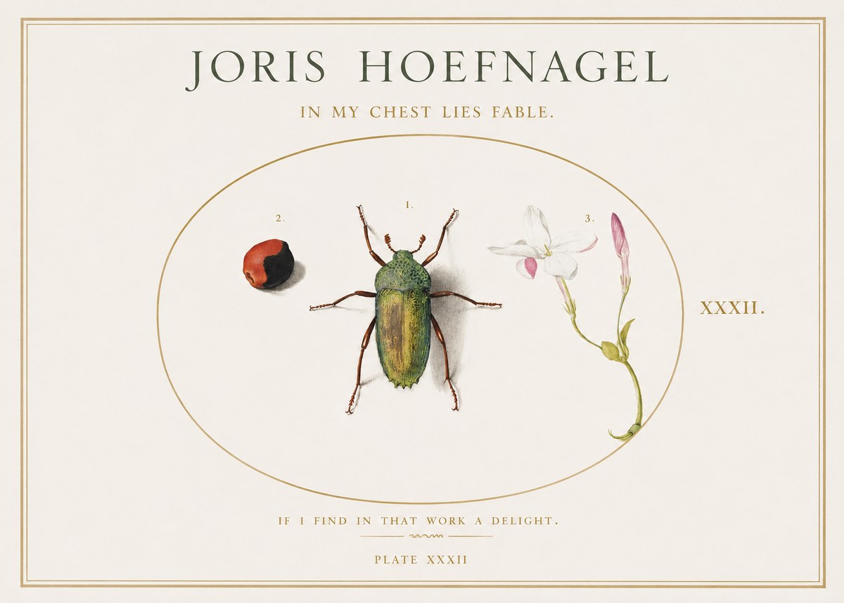 Joris Hoefnagel In My Chest Lies Fable No1 - Plakát