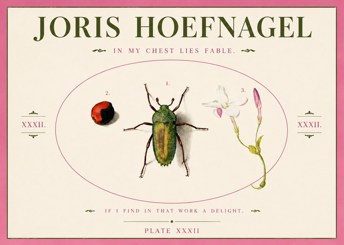 Joris Hoefnagel In My Chest Lies Fable No3 - Plakát