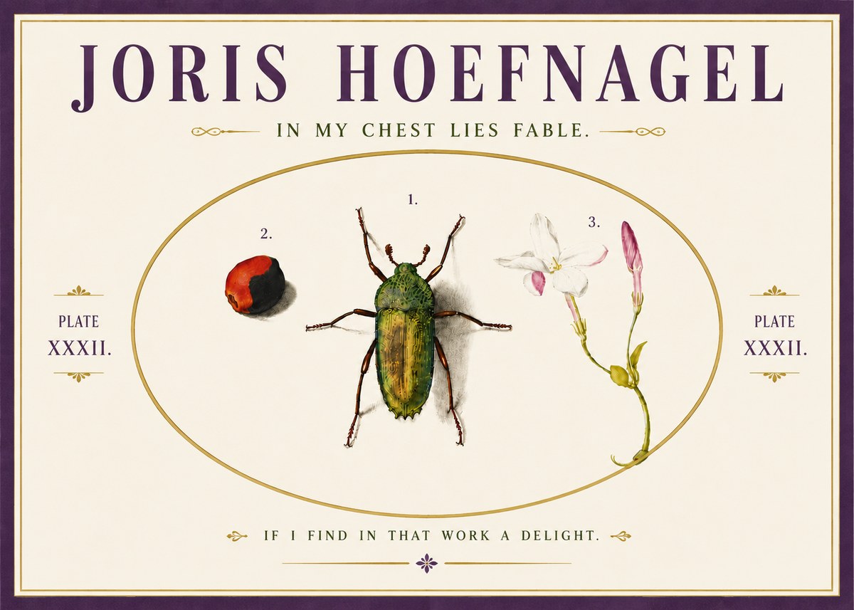 Joris Hoefnagel In My Chest Lies Fable No6 - Plakát