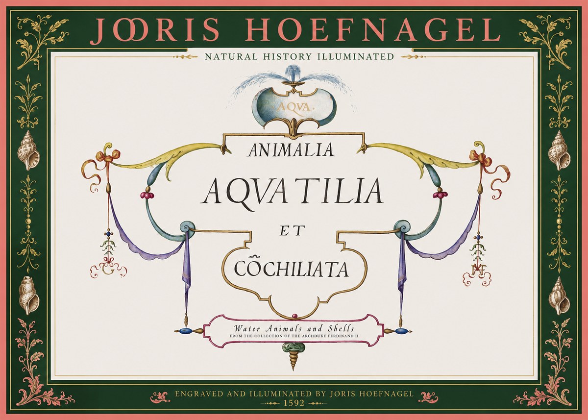 Joris Hoefnagel Animalia Aquatilia Et Cochiliata No2 - Plakát