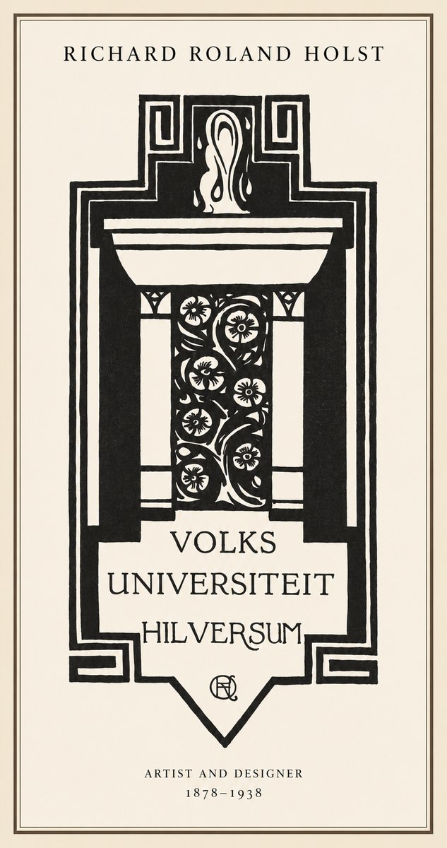 Richard Roland Holst Volks Universiteit Hilversum No1 - Plakát