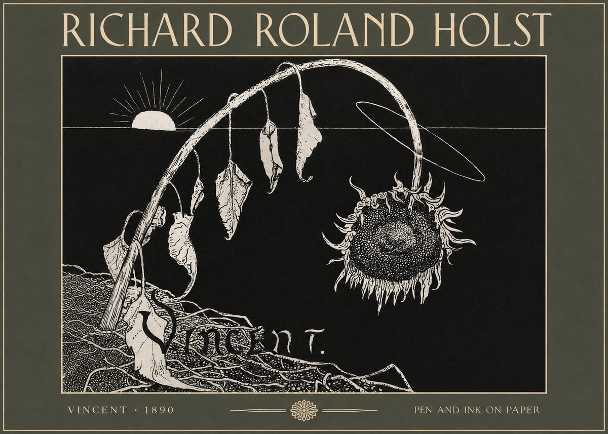 Richard Roland Holst Vincent No4 - Plakát