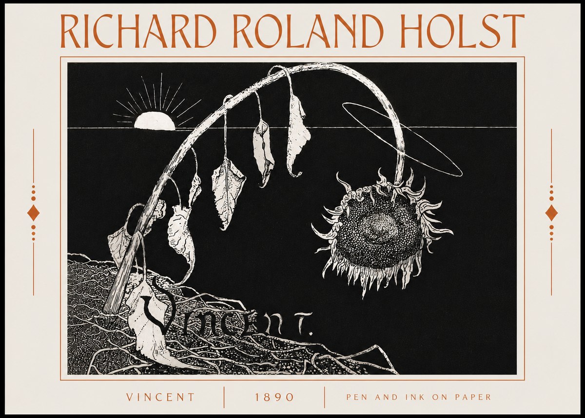 Richard Roland Holst Vincent No6 - Plakát