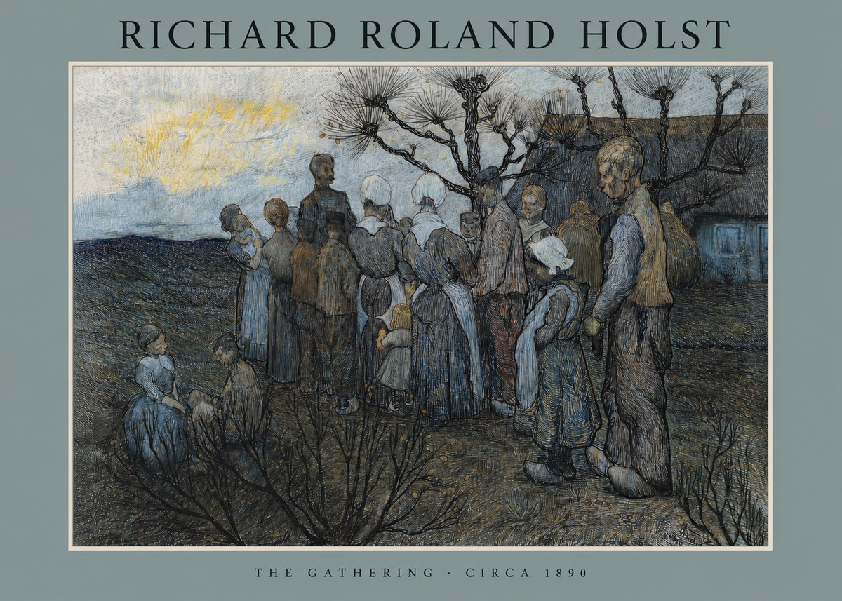 Richard Roland Holst The Gathering No2 - Plakát