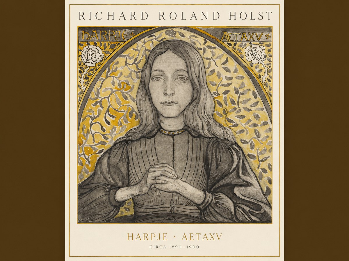 Richard Roland Holst Harpje · Aetaxv No1 - Plakát