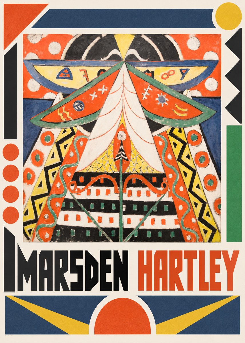 Marsden Hartley Painting No. 5 No2 - Plakát