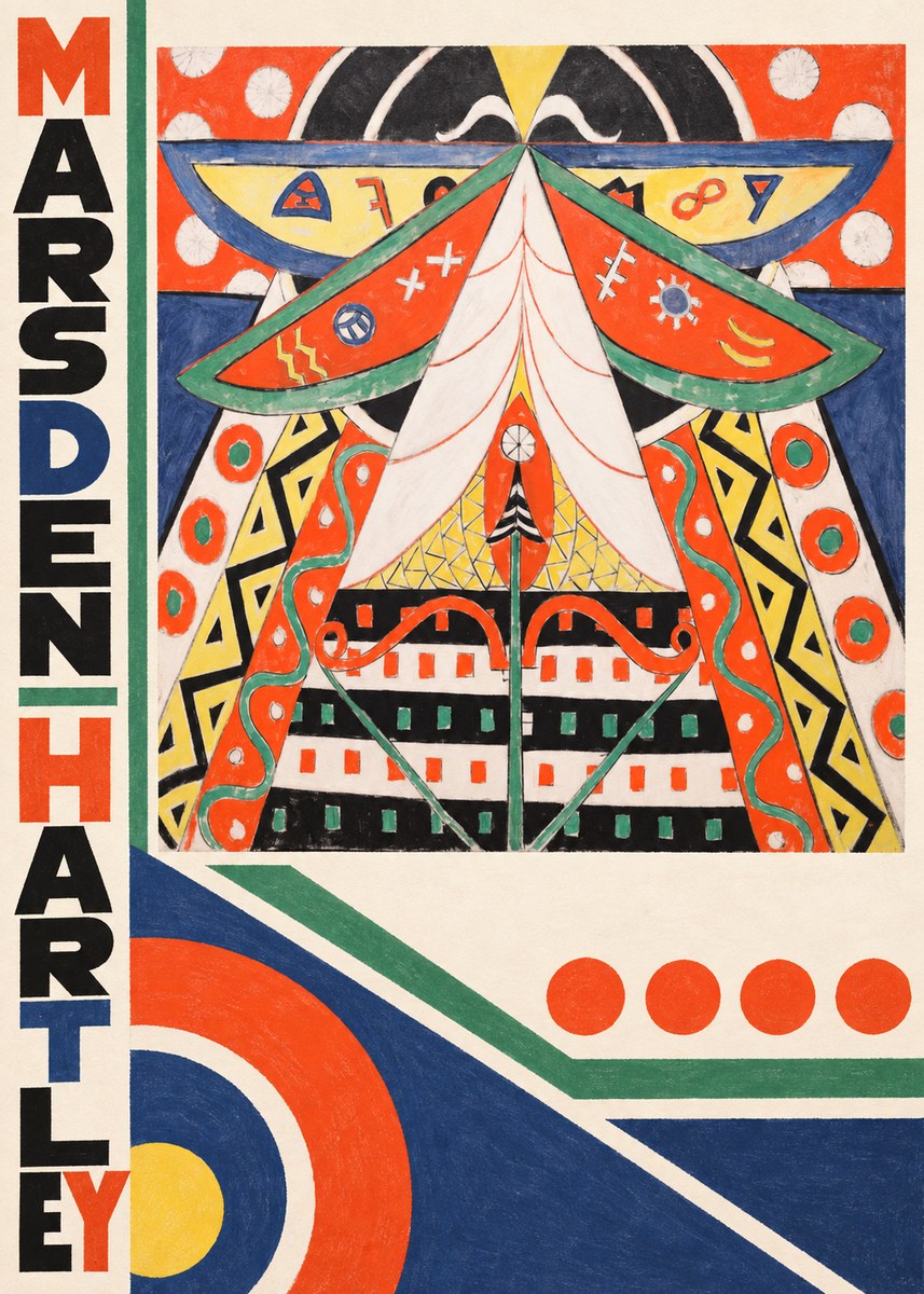 Marsden Hartley Painting No. 5 No4 - Plakát