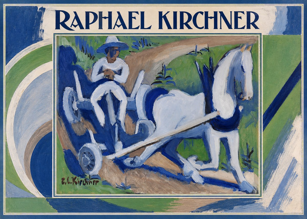 Raphael Kirchner Horse and Cart No1 - Plakát