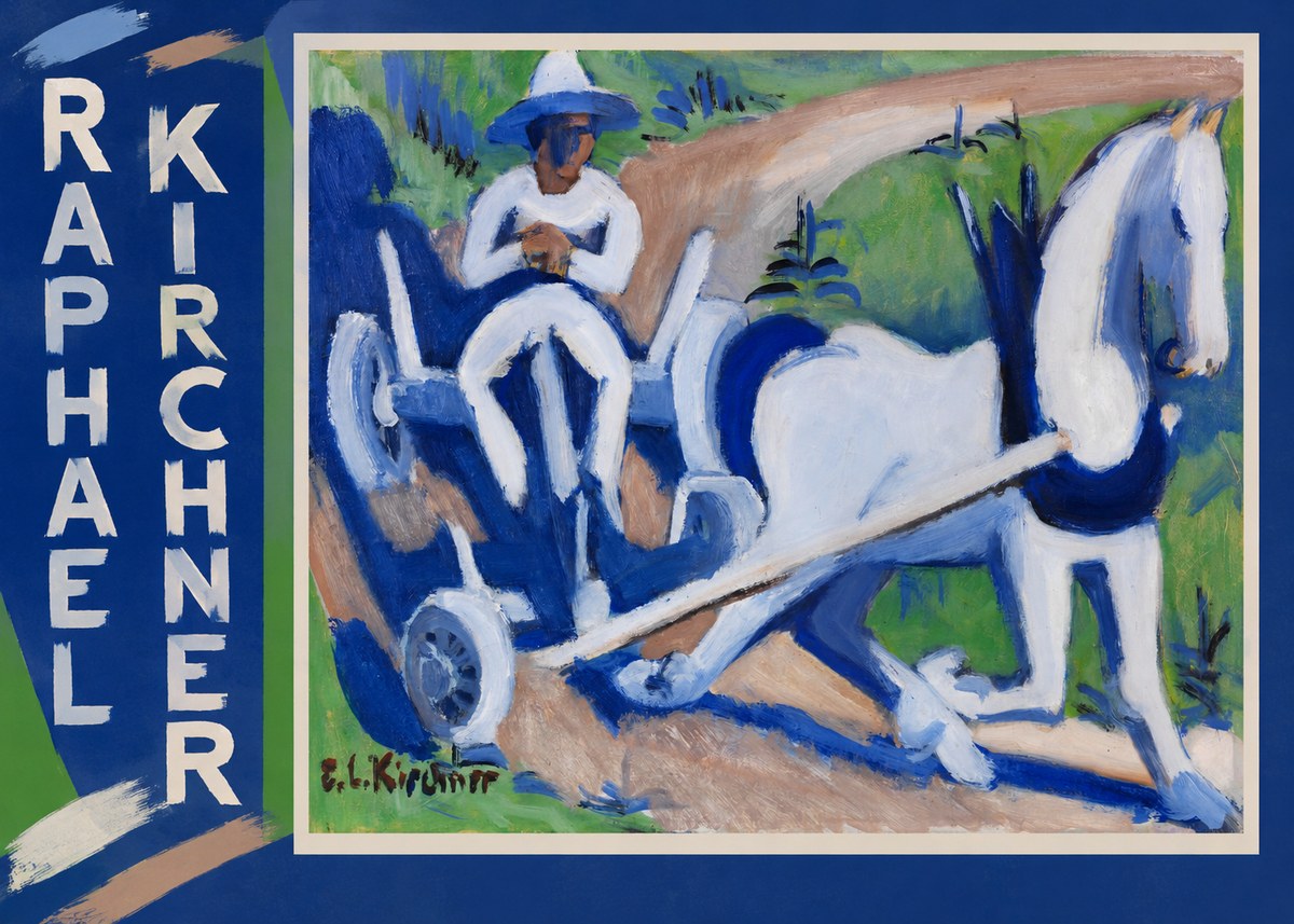 Raphael Kirchner Horse and Cart No3 - Plakát