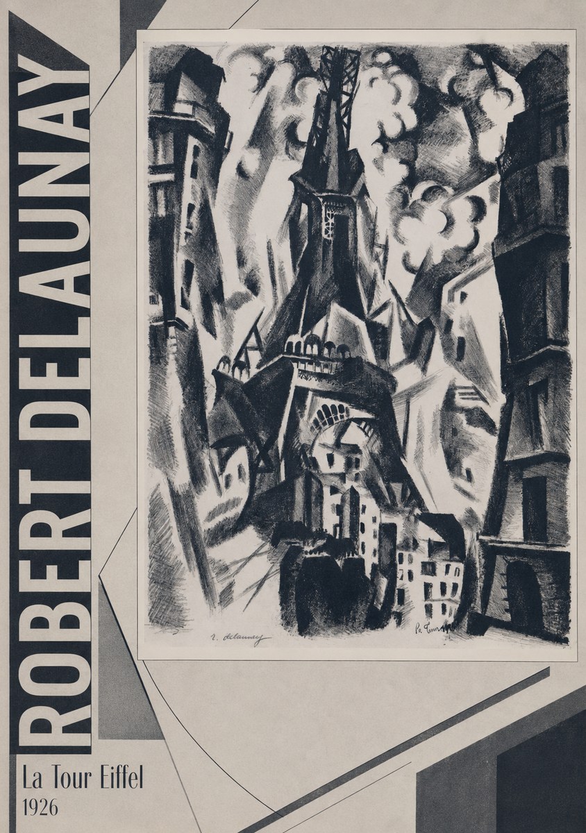 Robert Delaunay La Tour Eiffel No2 - Plakát
