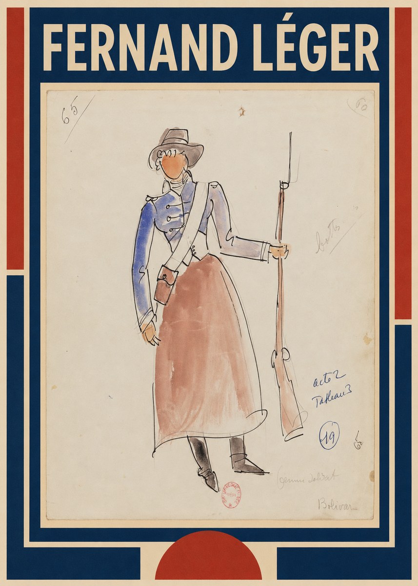 Fernand Léger Jeune Soldat No1 - Plakát