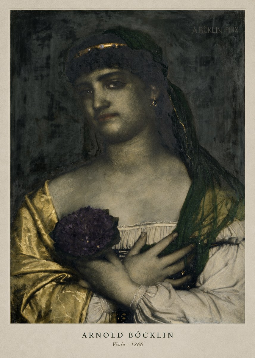 Arnold Böcklin Viola No2 - Plakát